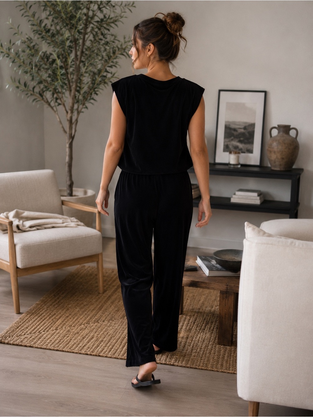 NWT Chico’s Travelers Essential Slim Pants Black Pull-On Knit 4S Travel - Picture 11 of 11